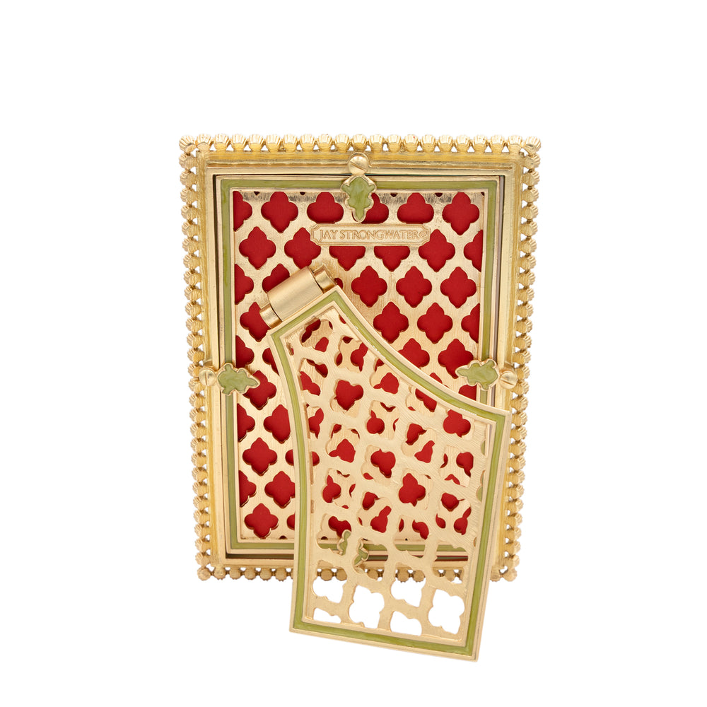 Lorraine Stone Edge 4" x 6" Frame - Leaf Green
