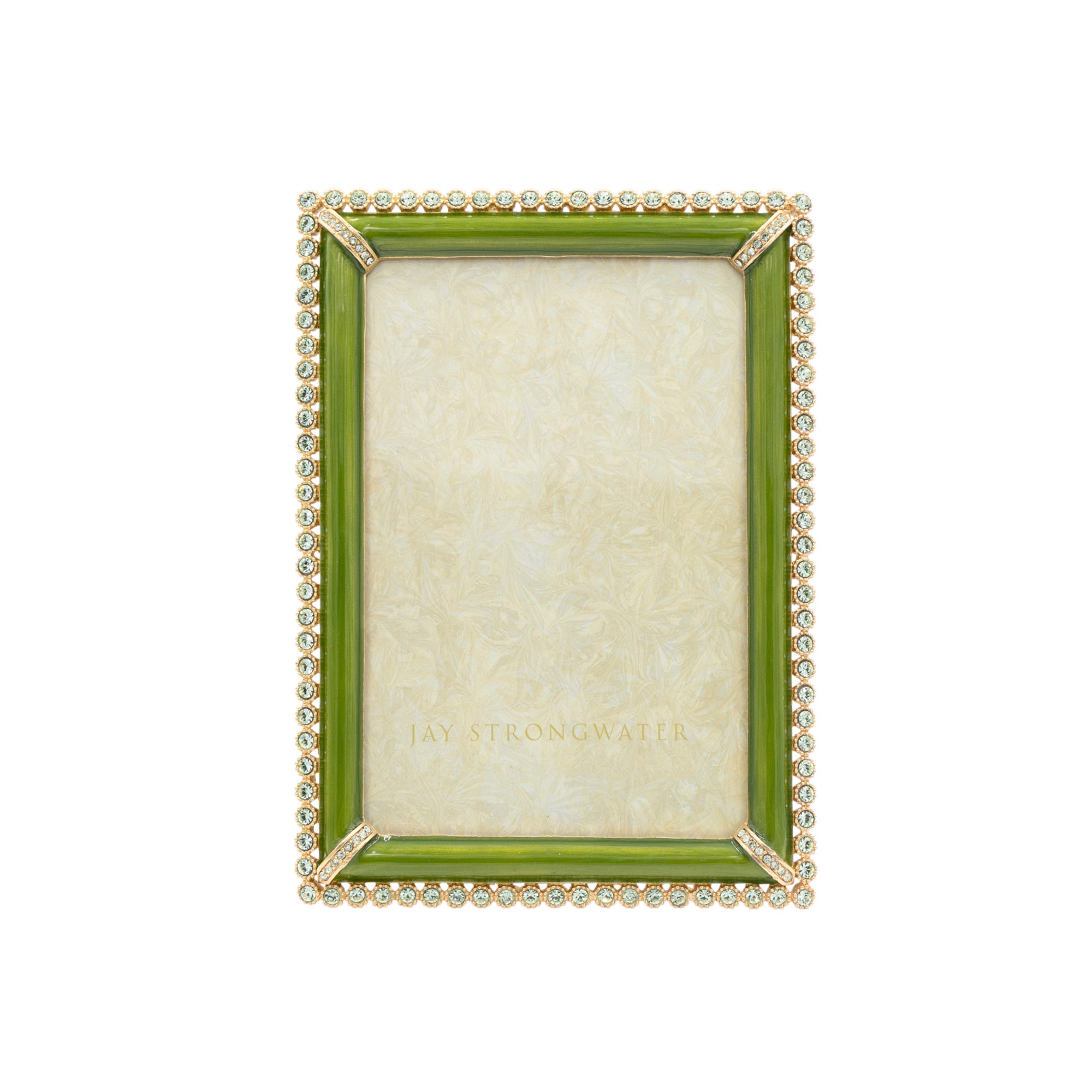 Lorraine Stone Edge 4" x 6" Frame - Leaf Green