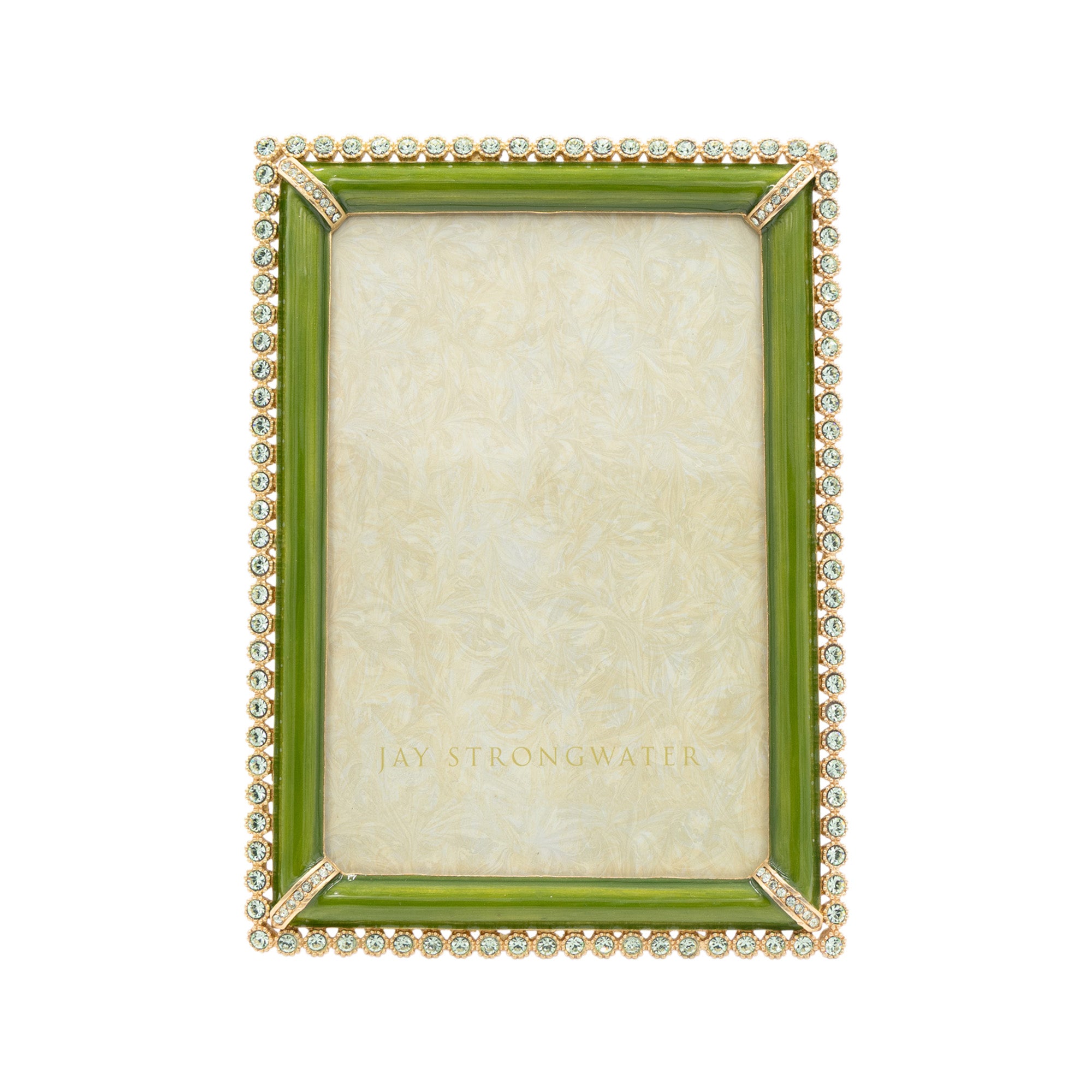 Lorraine Stone Edge 4" x 6" Frame - Leaf Green