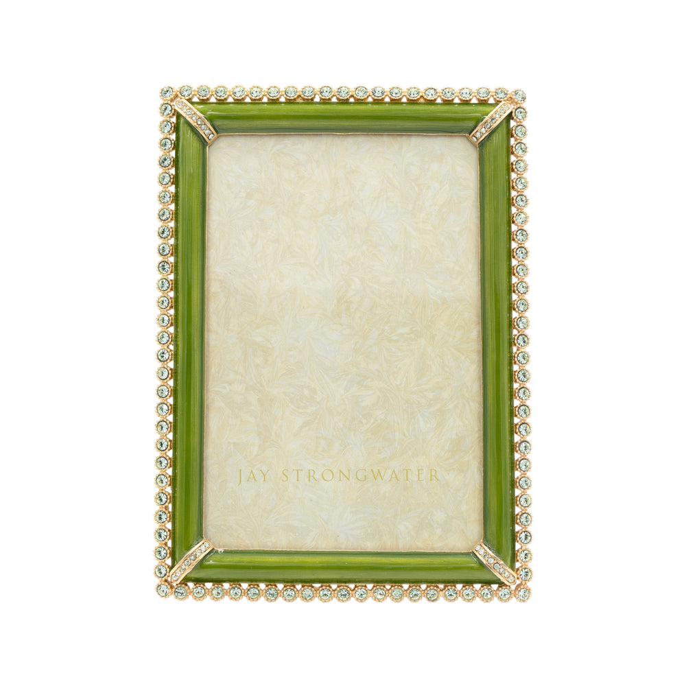 Lorraine Stone Edge 4" x 6" Frame - Leaf Green