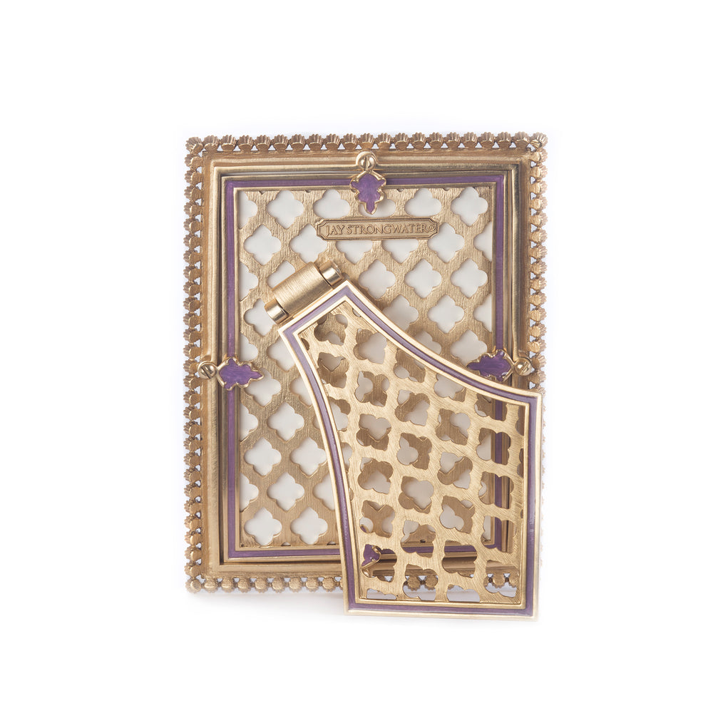 Lorraine Stone Edge 4" x 6" Frame - Lavender