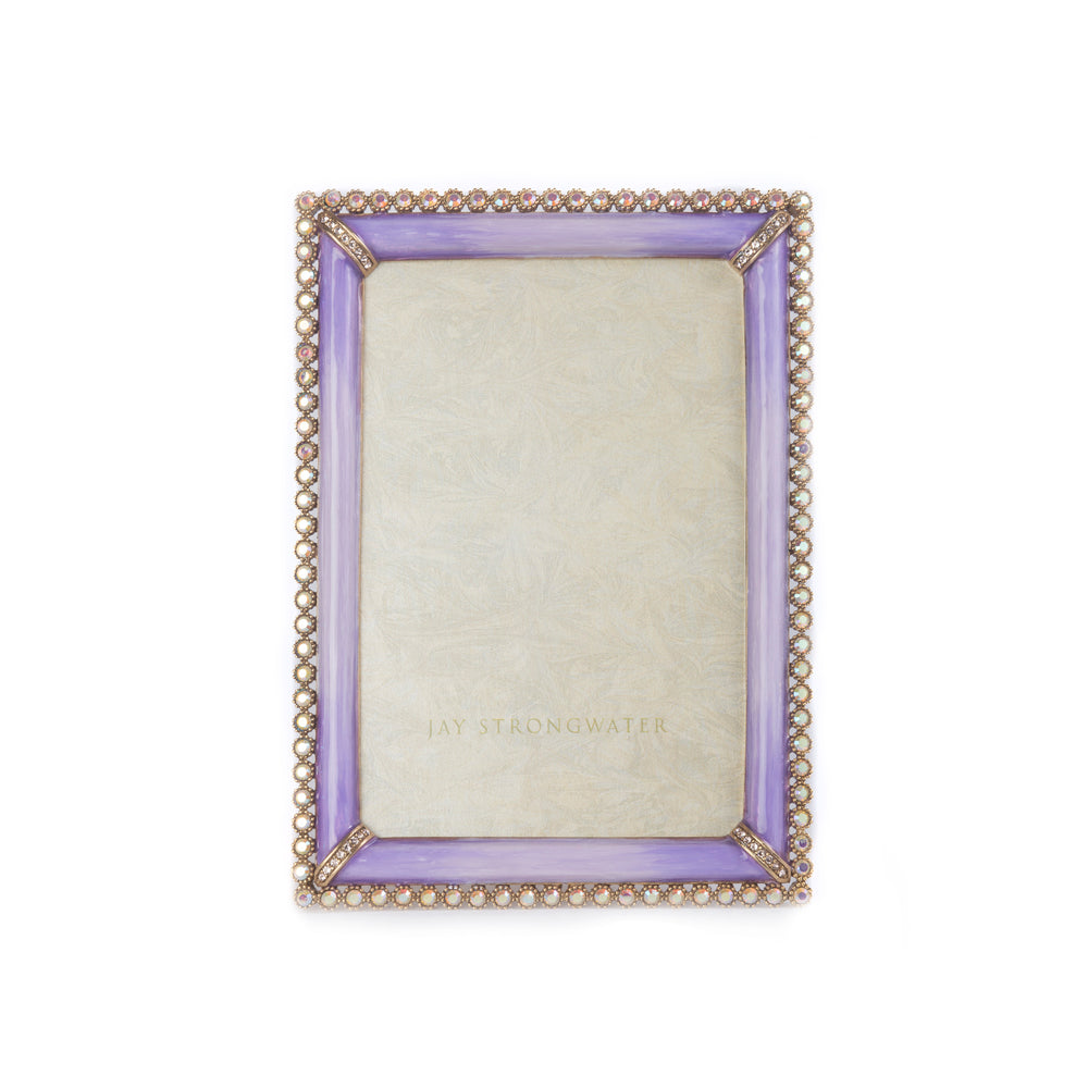 Lorraine Stone Edge 4" x 6" Frame - Lavender