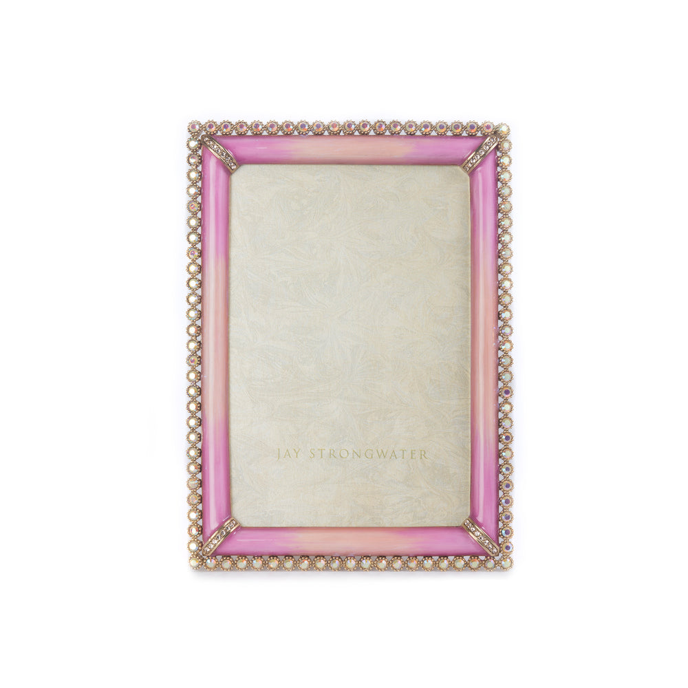 Lorraine Stone Edge 4" x 6" Frame - Rose