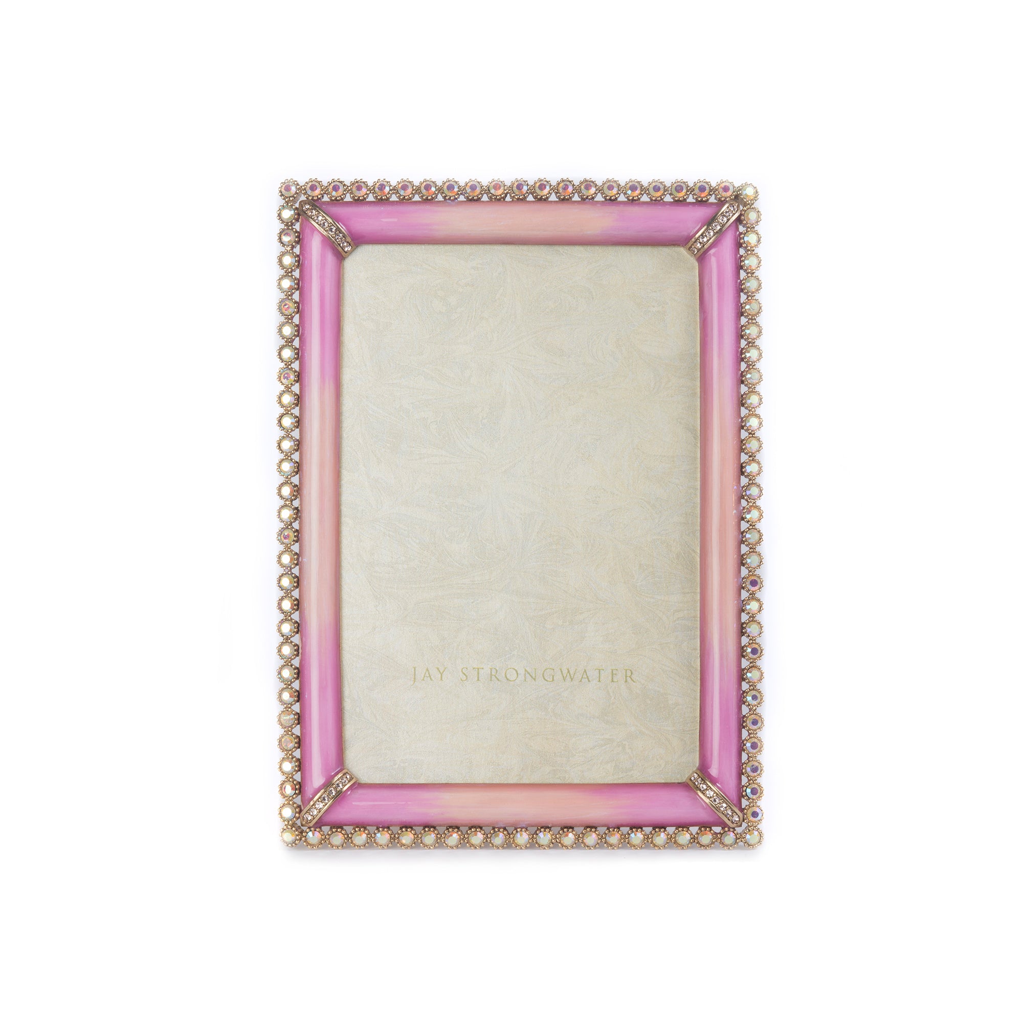 Lorraine Stone Edge 4" x 6" Frame - Rose