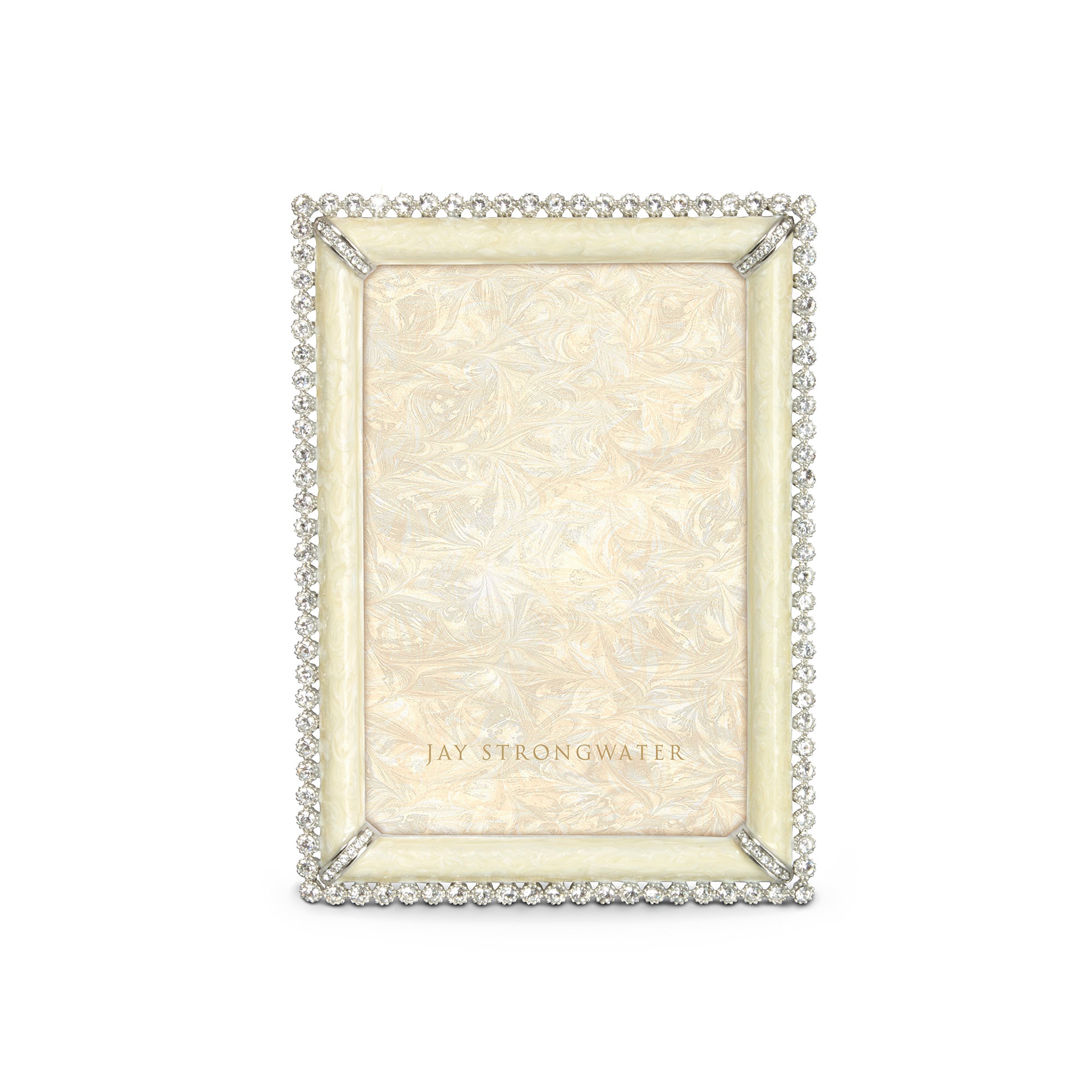 Lorraine Stone Edge 4" x 6" Frame - Crystal Pearl