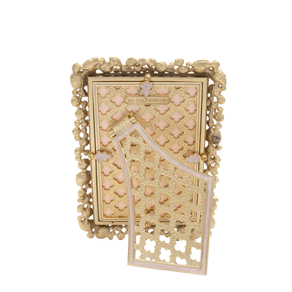 Emery Bejeweled 4" x 6" Frame - Baby Pink