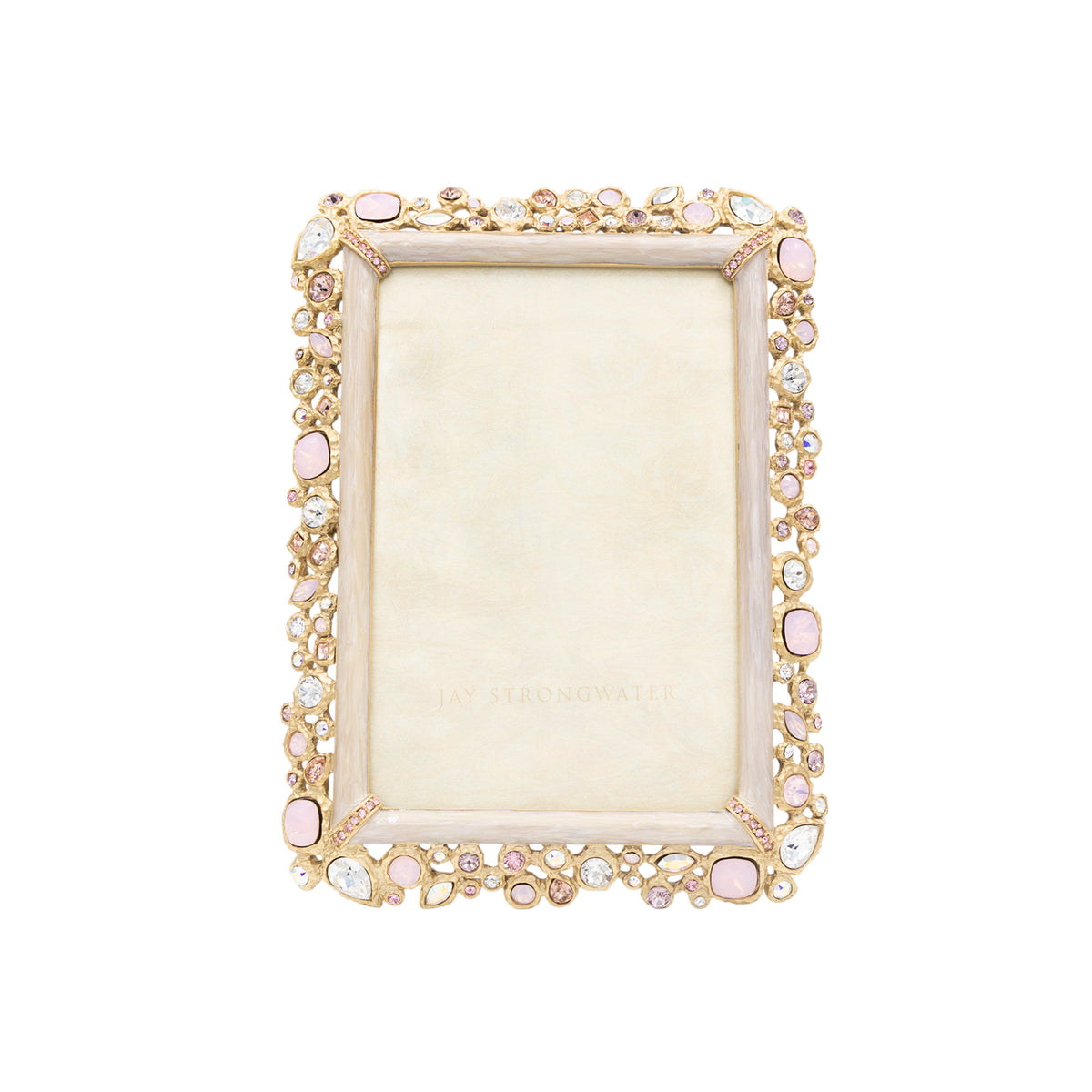 Emery Bejeweled 4" x 6" Frame - Baby Pink