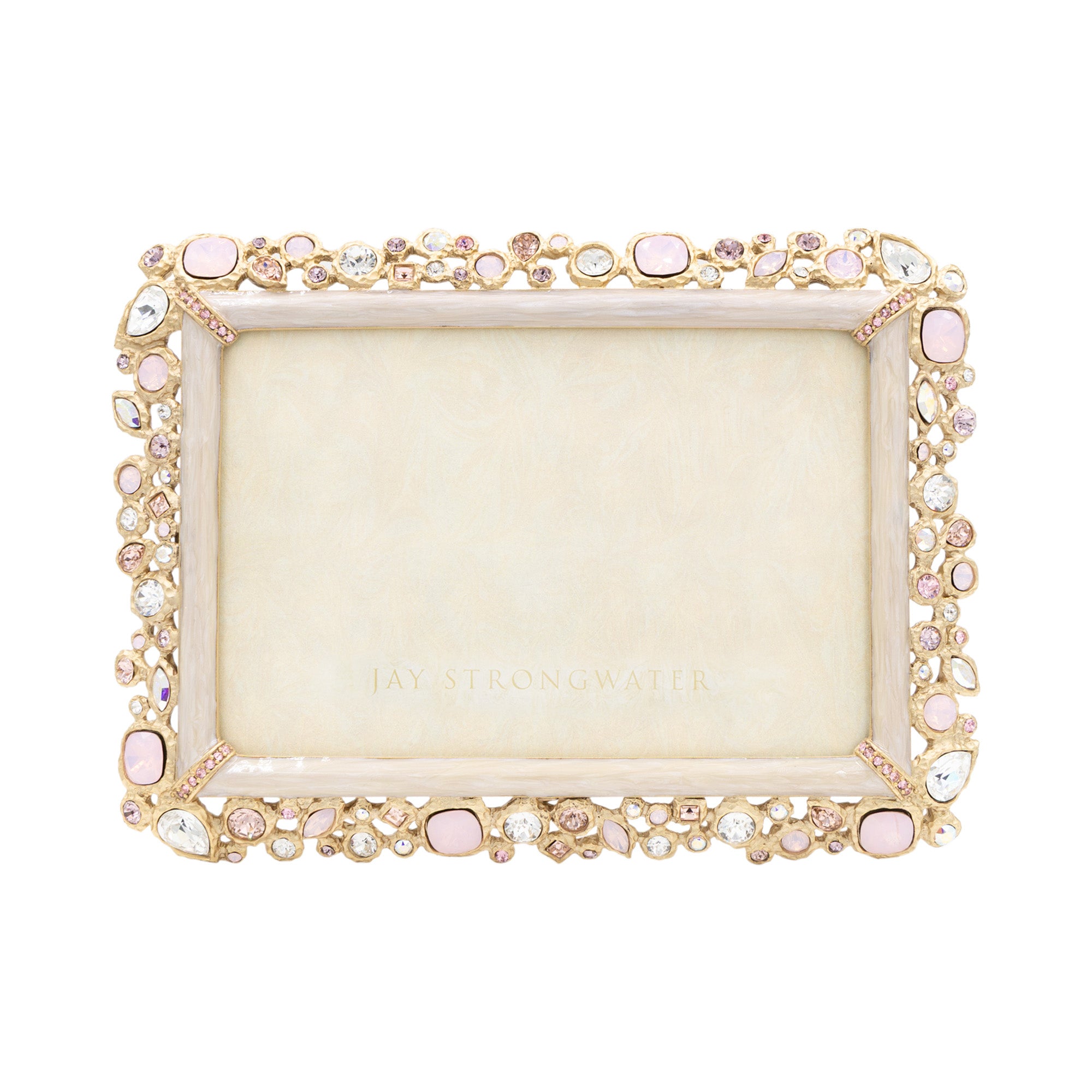Emery Bejeweled 4" x 6" Frame - Baby Pink