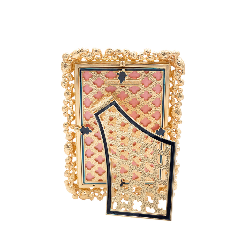 Emery Bejeweled 4" x 6" Frame - Peacock