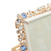4" x 6" White Opal - Emery Bejeweled Frame 
