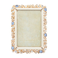 4" x 6" White Opal - Emery Bejeweled Frame 