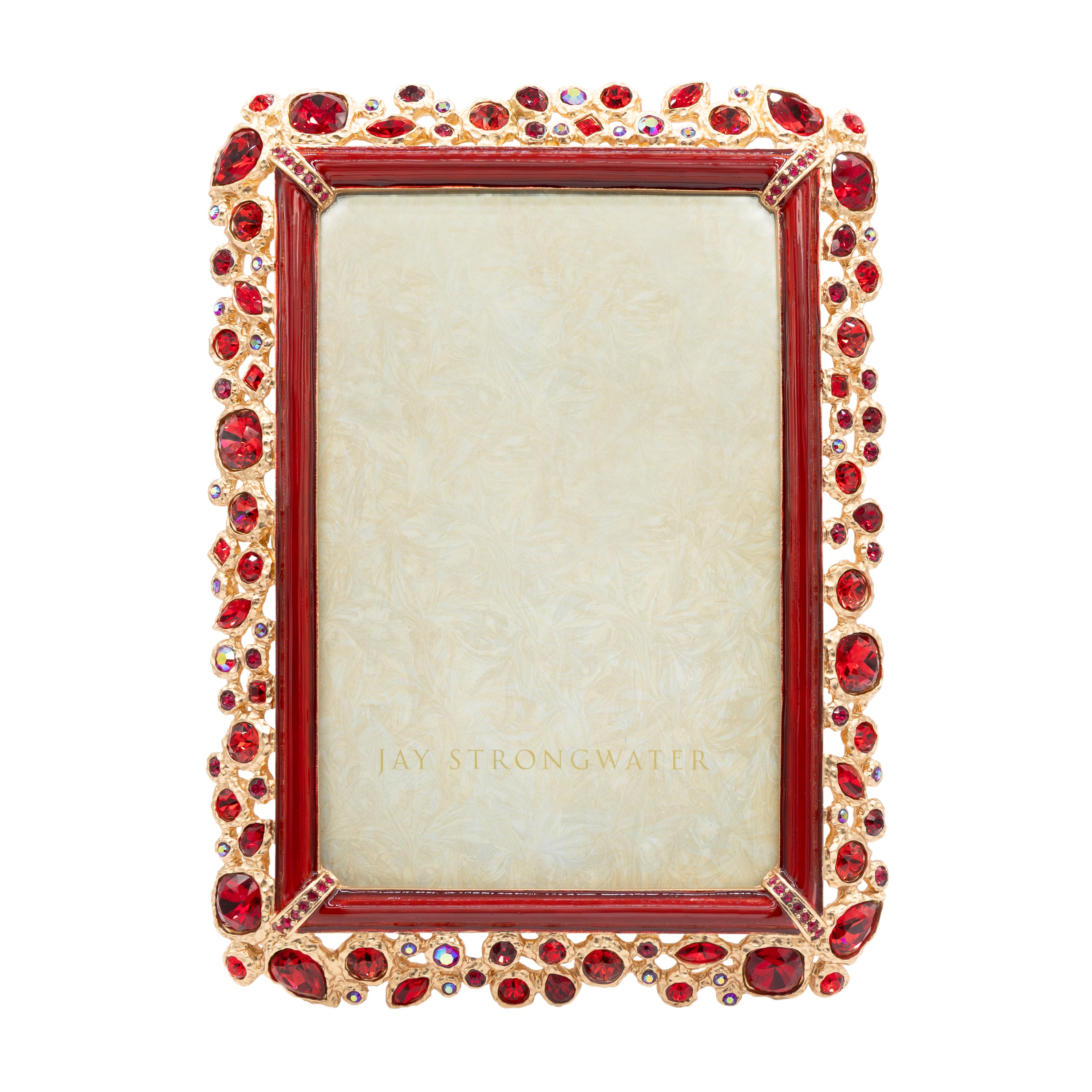 Emery Bejeweled 4" x 6" Frame - Ruby