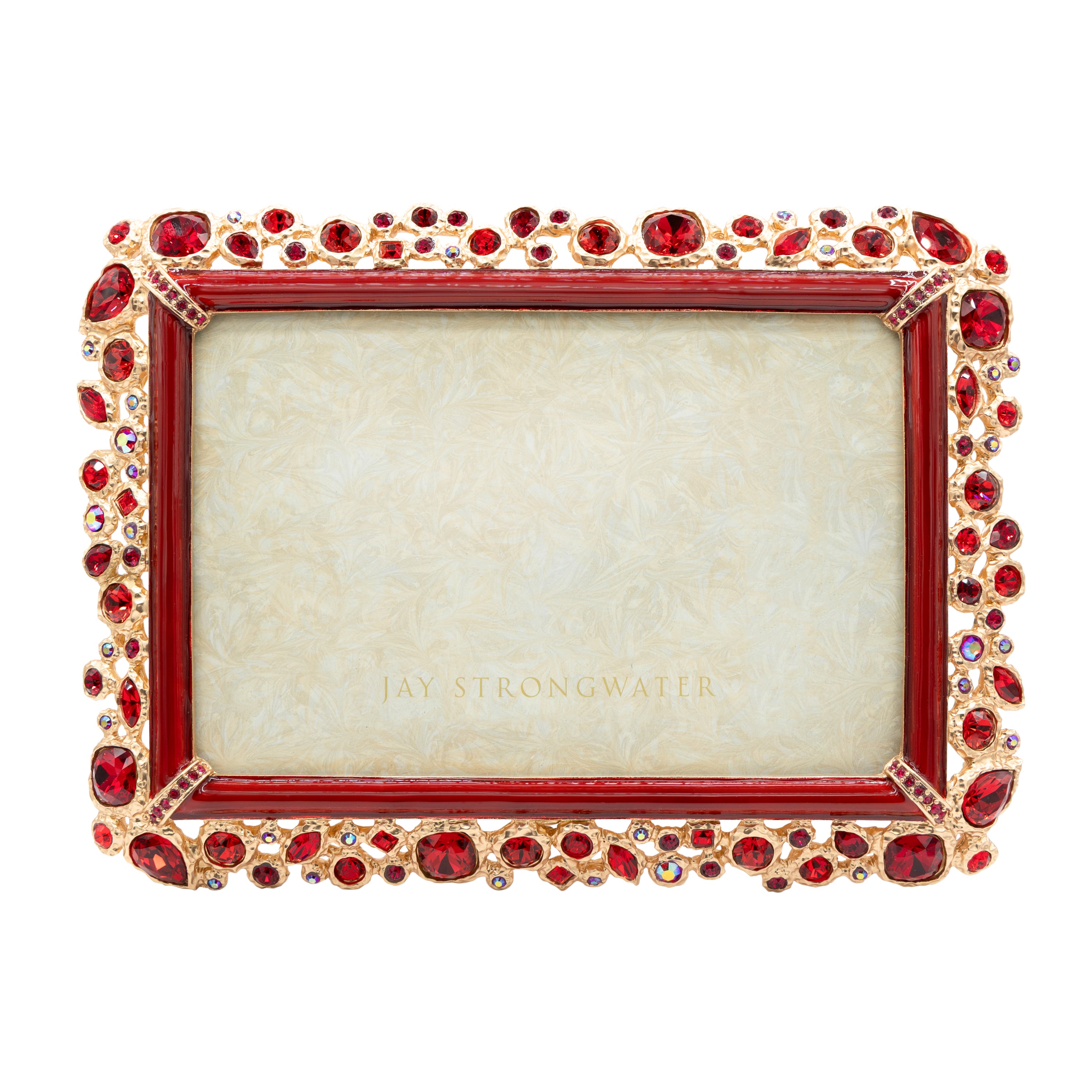 Emery Bejeweled 4" x 6" Frame - Ruby