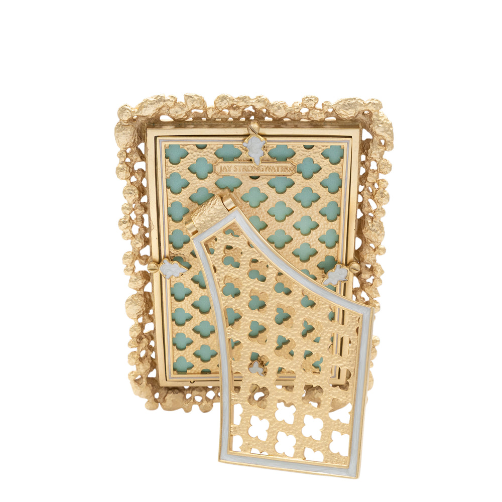 Emery Bejeweled 4" x 6" Frame - Baby Blue