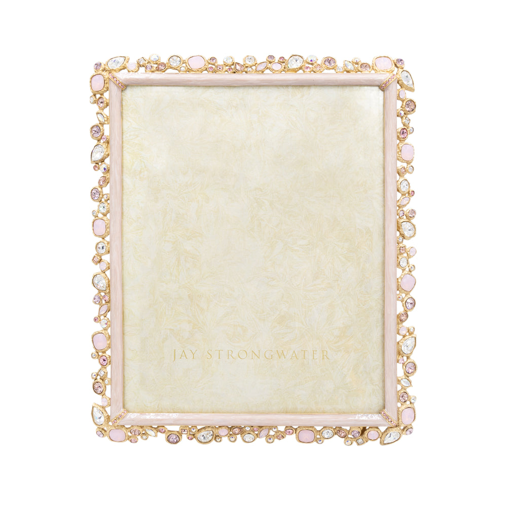 8 x 10 Bejeweled Frame- Baby Pink