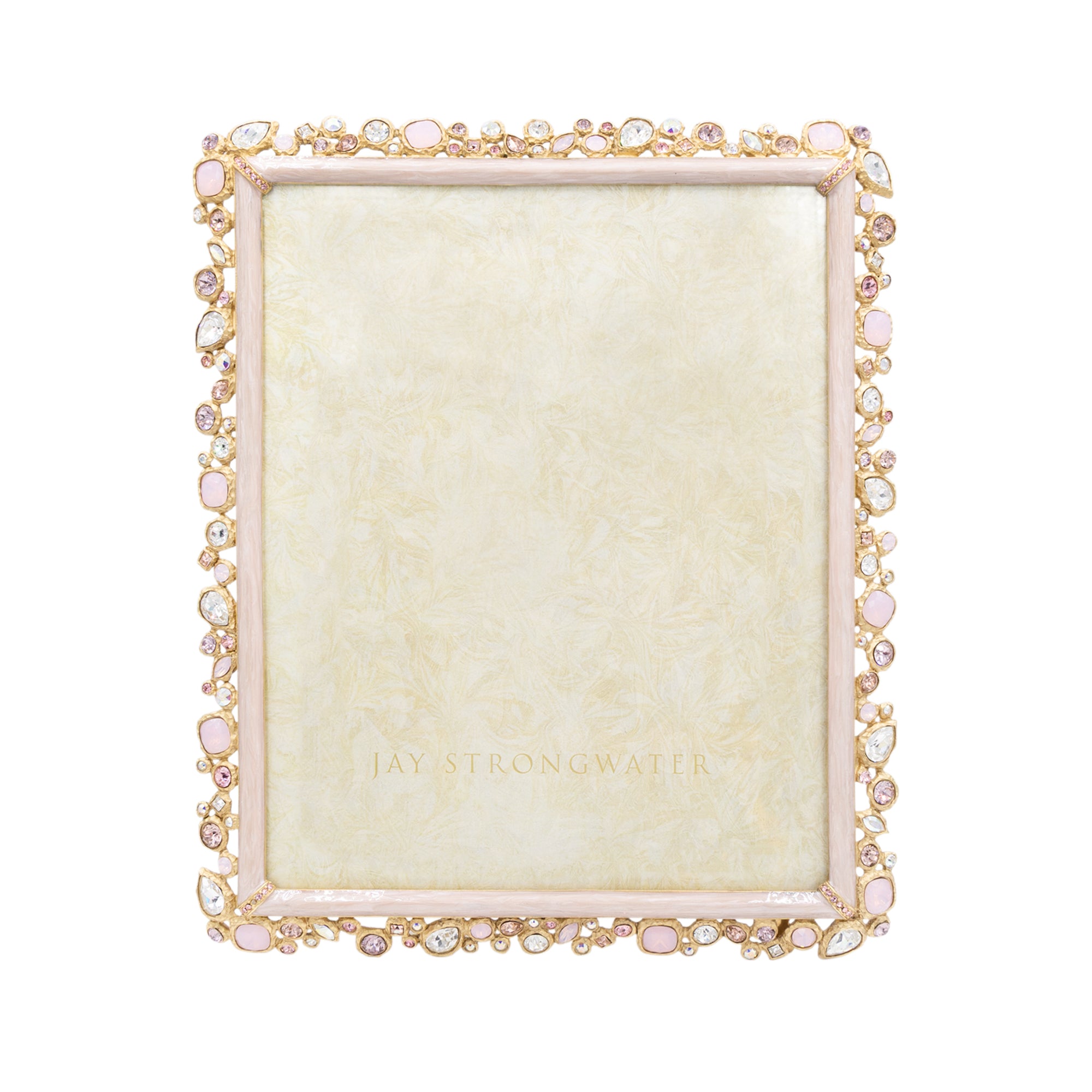 8 x 10 Bejeweled Frame- Baby Pink