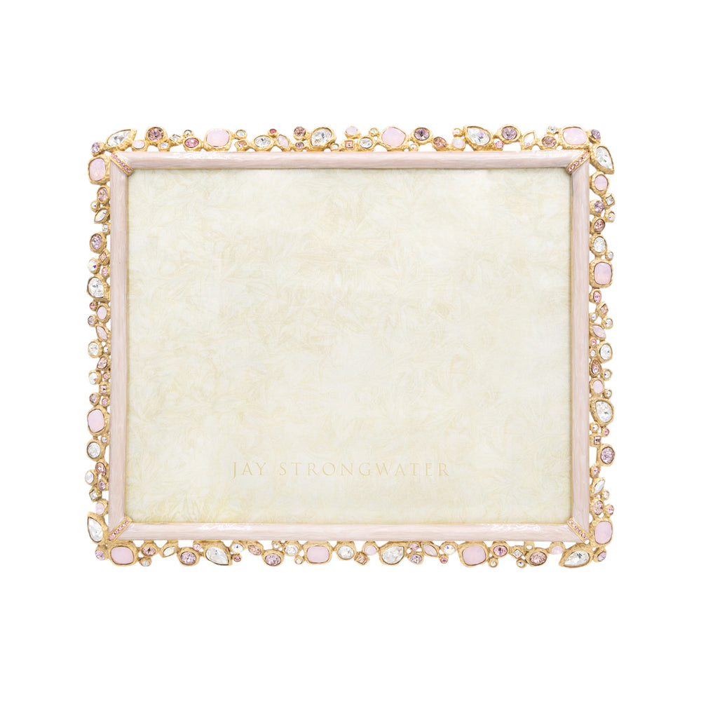 8 x 10 Bejeweled Frame- Baby Pink