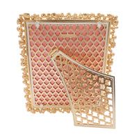 8" x 10" White Opal - Theo Bejeweled Frame
