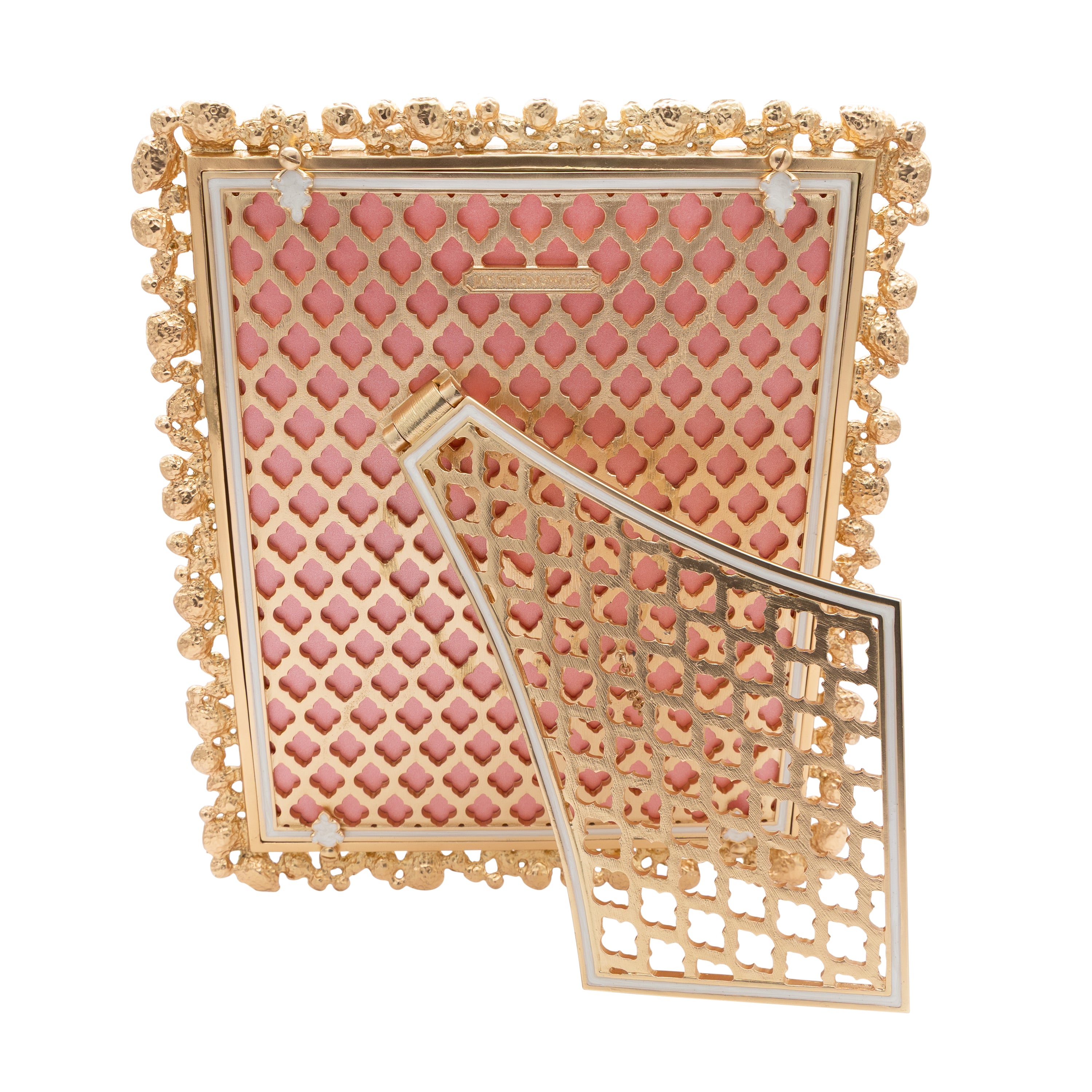 8" x 10" White Opal - Theo Bejeweled Frame