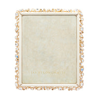 8" x 10" White Opal - Theo Bejeweled Frame
