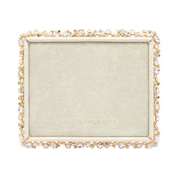 8" x 10" White Opal - Theo Bejeweled Frame