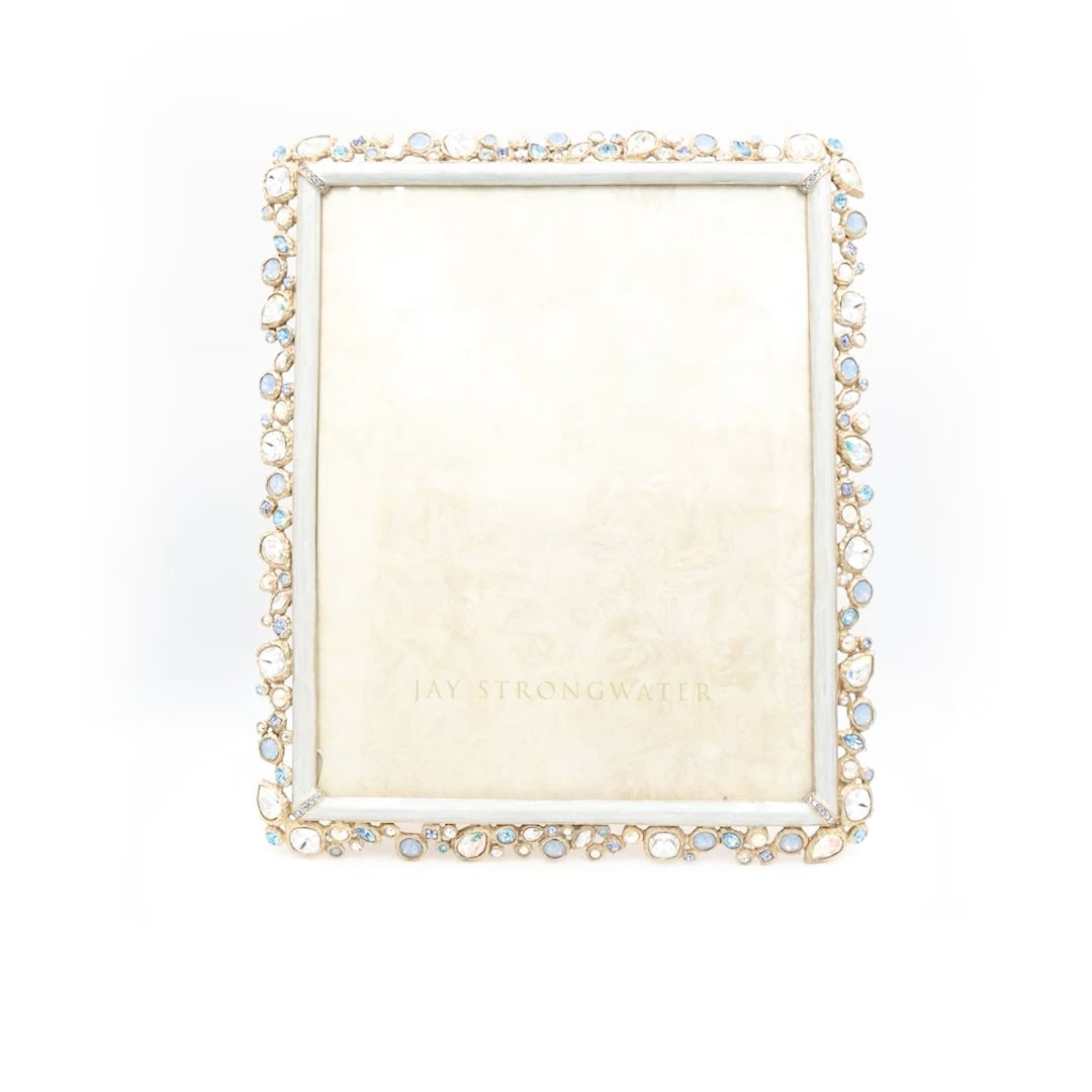 Theo Bejeweled 8" x 10" Frame - Baby Blue