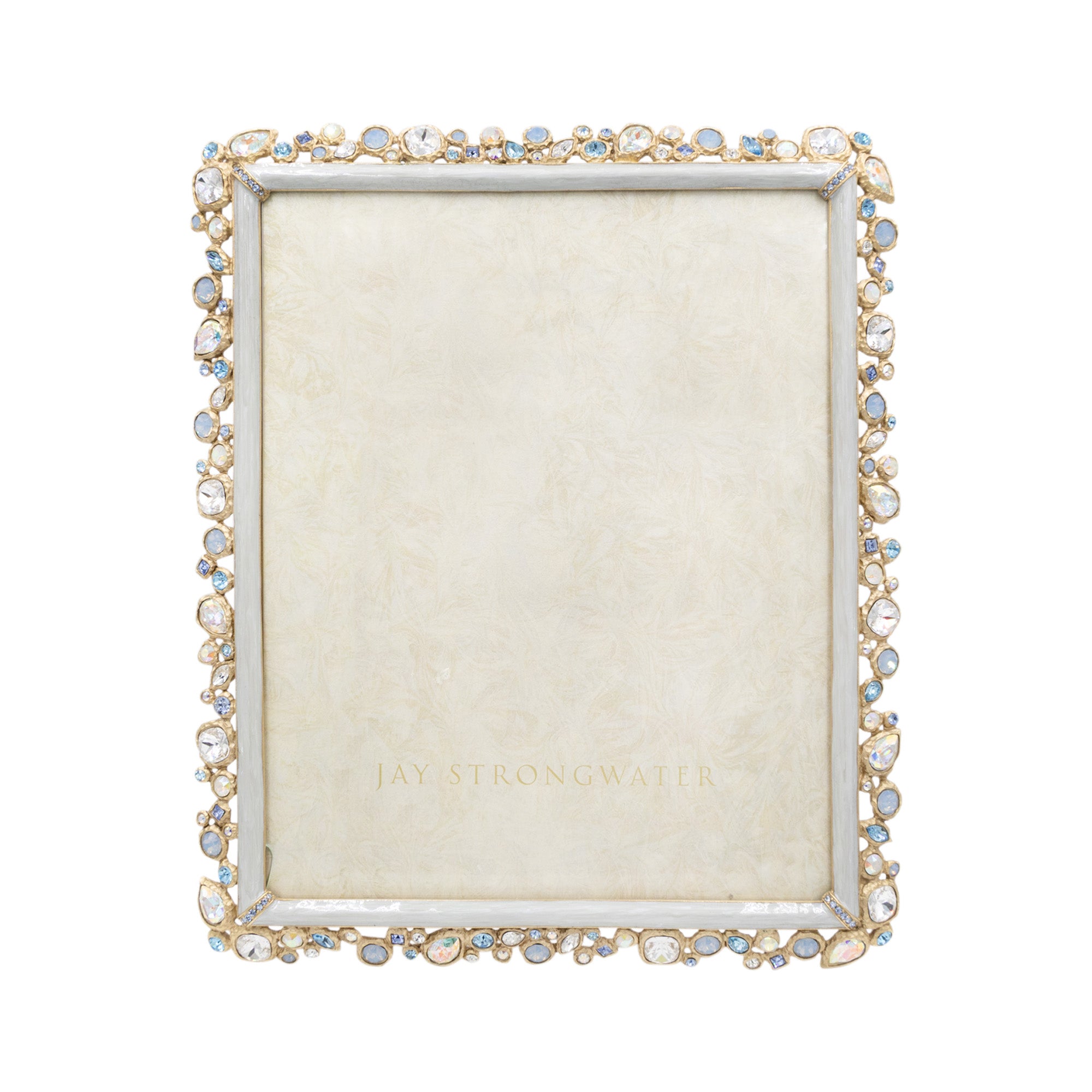 Theo Bejeweled 8" x 10" Frame - Baby Blue