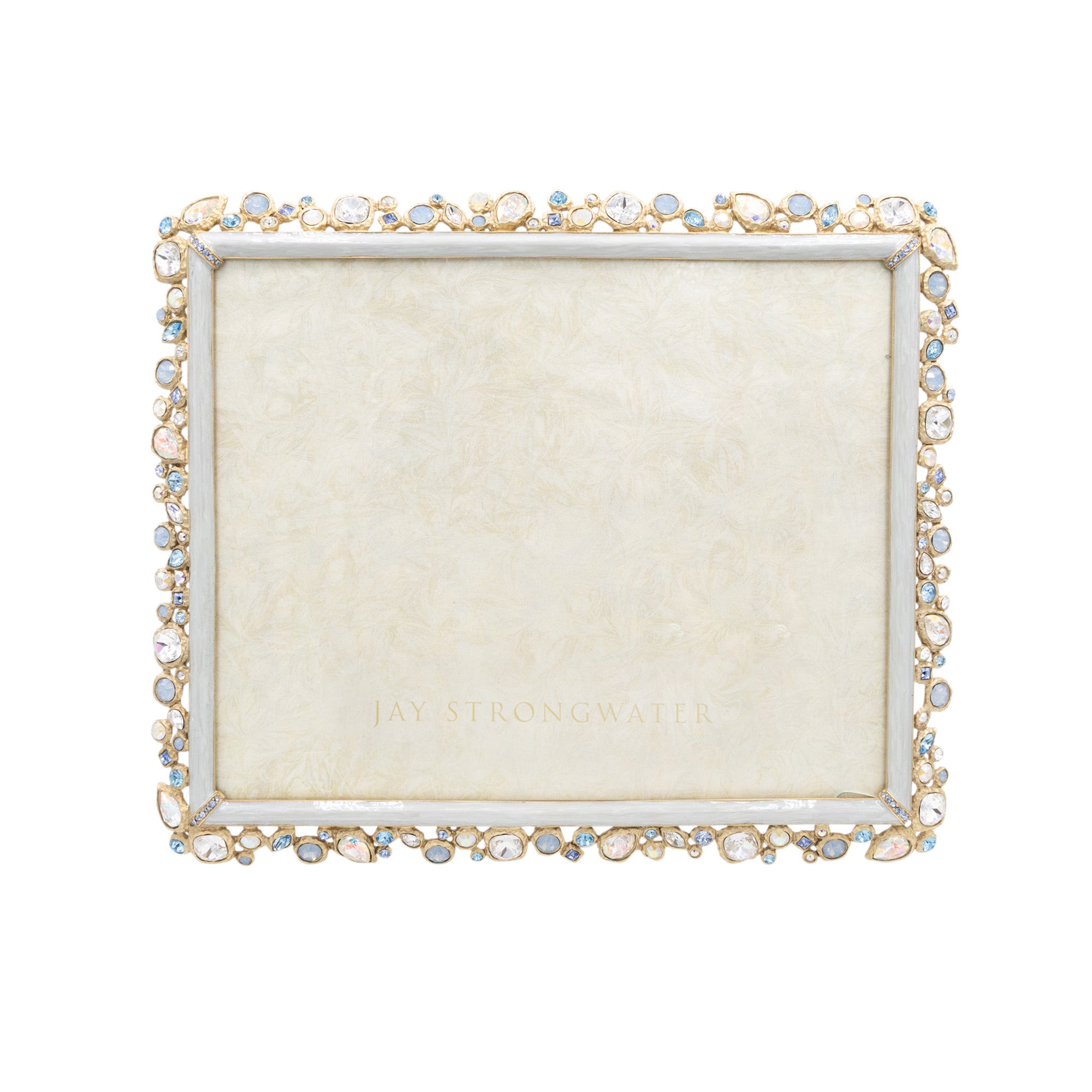 Theo Bejeweled 8" x 10" Frame - Baby Blue