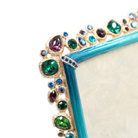 5" x 7" Peacock - Leslie Bejeweled Frame