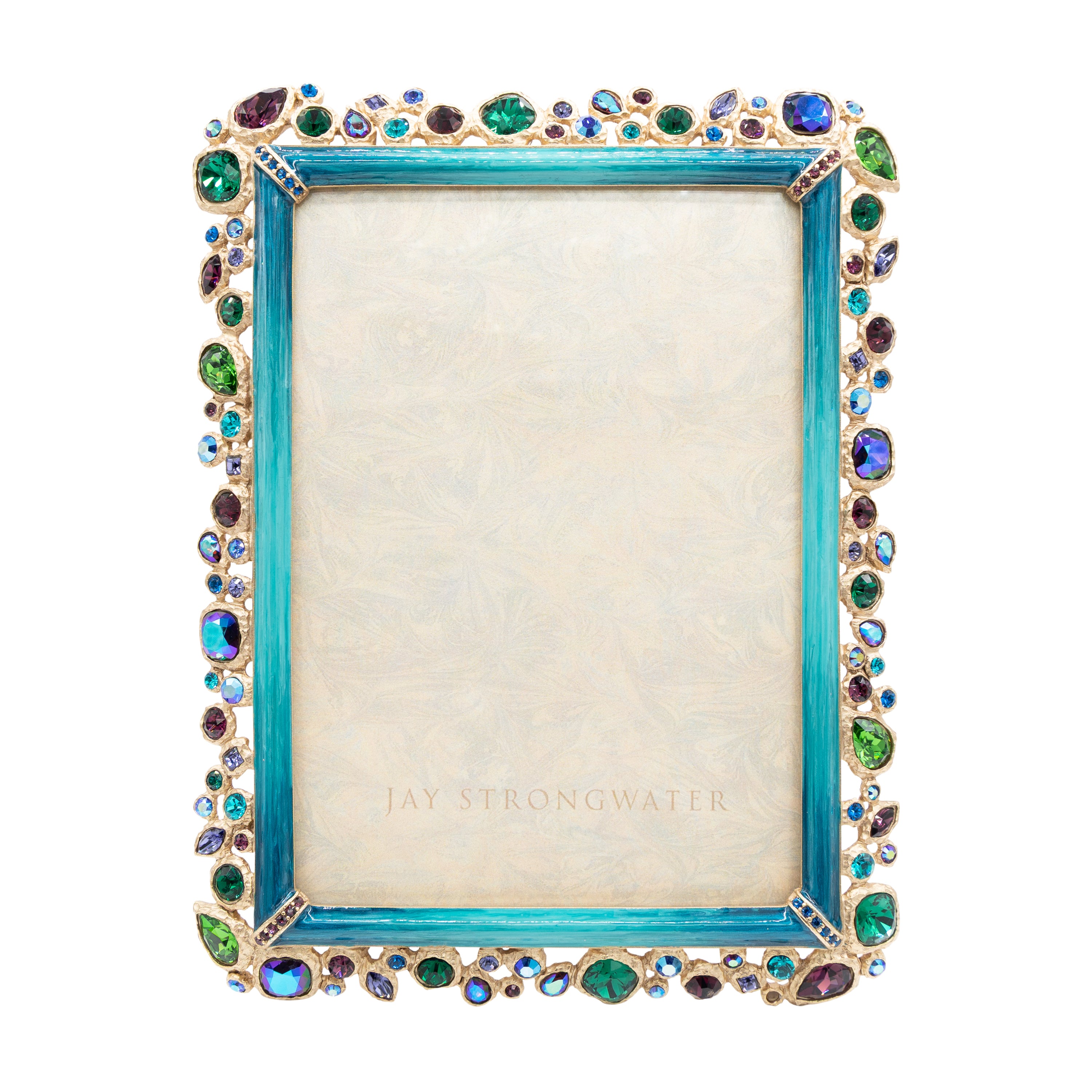 5" x 7" Peacock - Leslie Bejeweled Frame