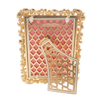5" x 7" White Opal - Leslie Bejeweled Frame