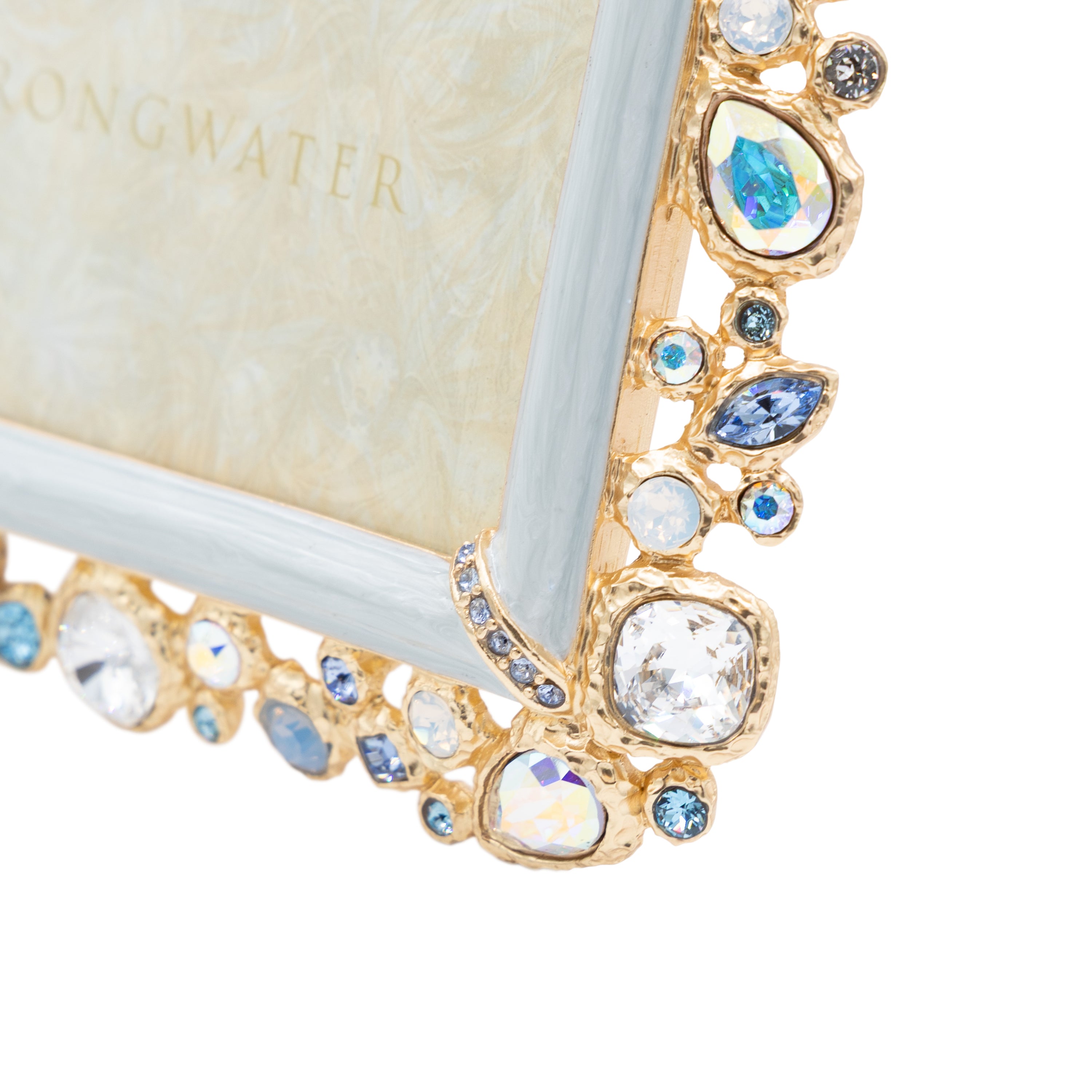 5" x 7" Baby Blue - Leslie Bejeweled Frame