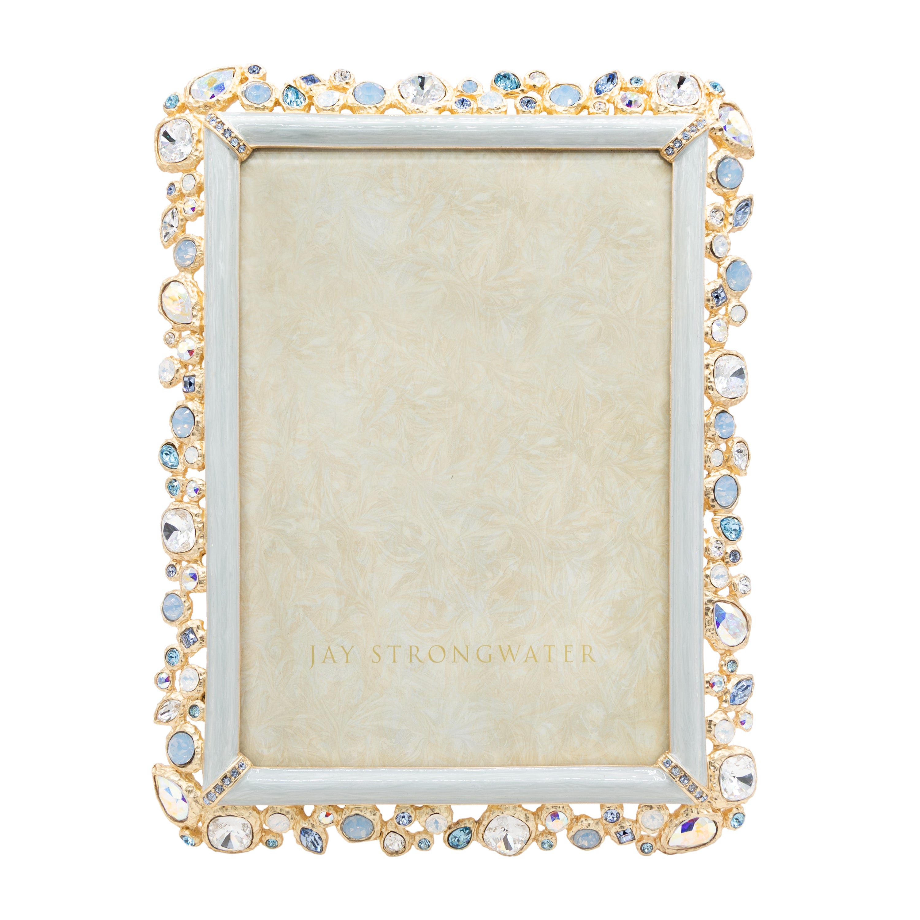 5" x 7" Baby Blue - Leslie Bejeweled Frame