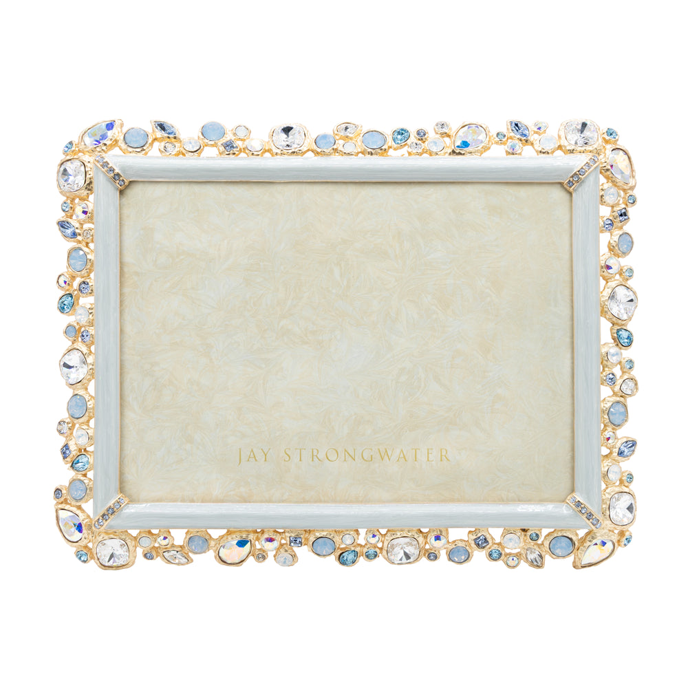 5" x 7" Baby Blue - Leslie Bejeweled Frame