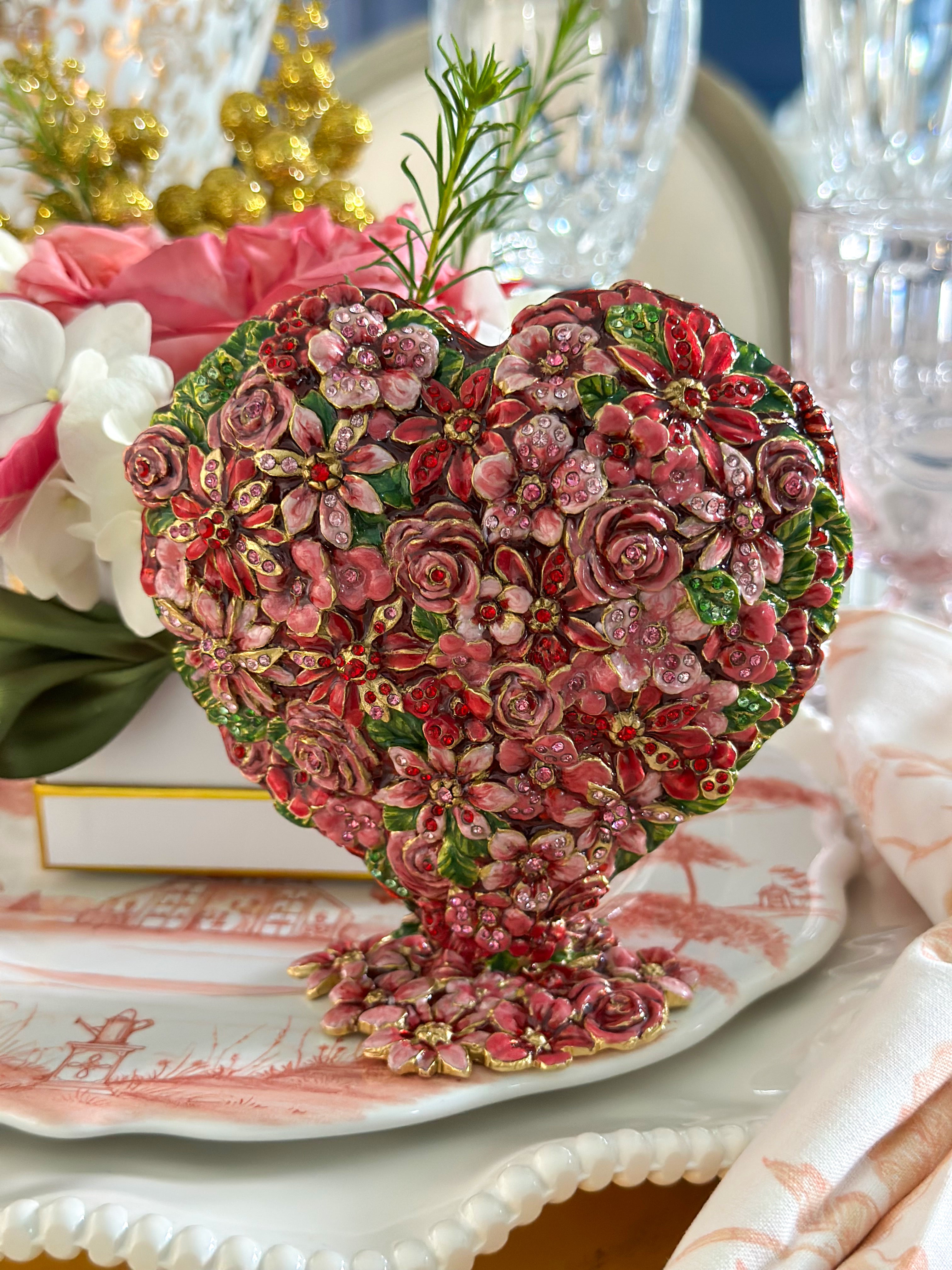 Chloe Floral Heart – Jay Strongwater