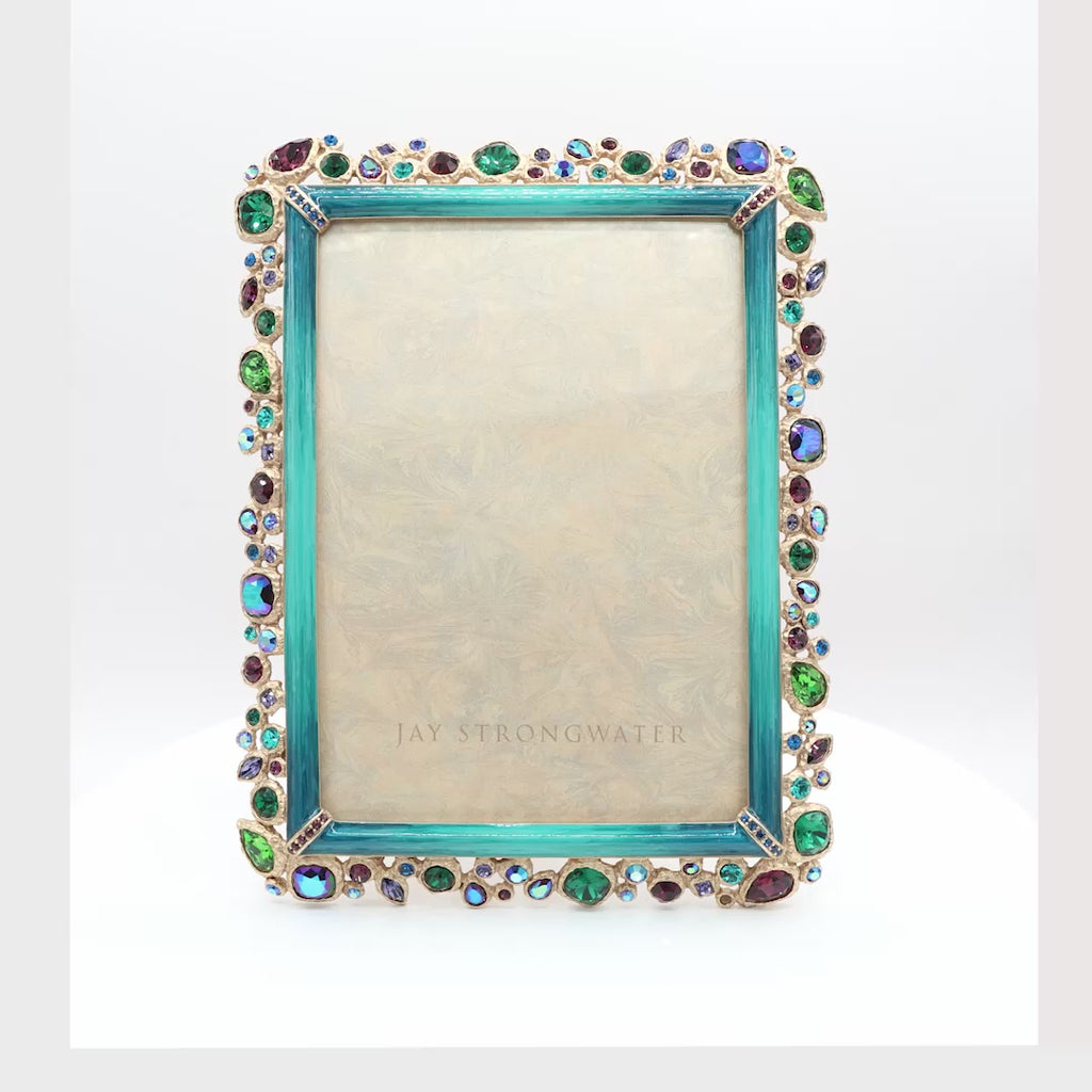 5" x 7" Peacock - Leslie Bejeweled Frame