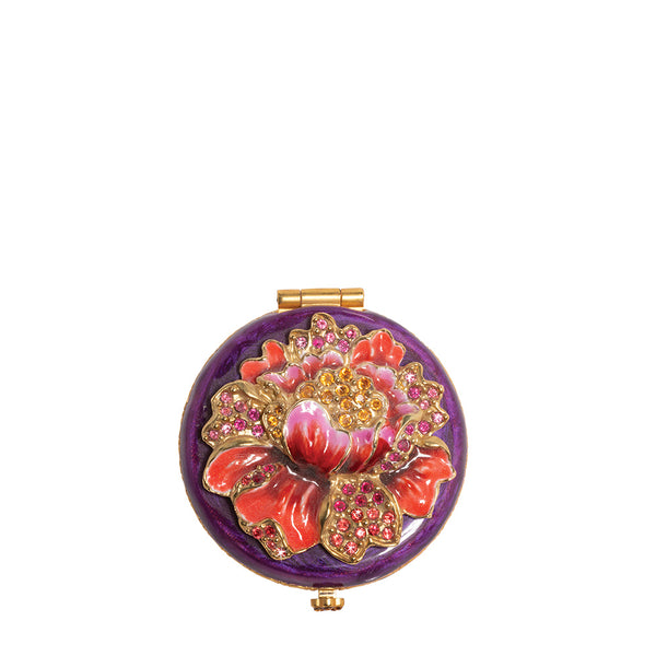 Angela Floral Round Compact – Jay Strongwater