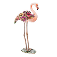 Flamingo - Floral - Figurine