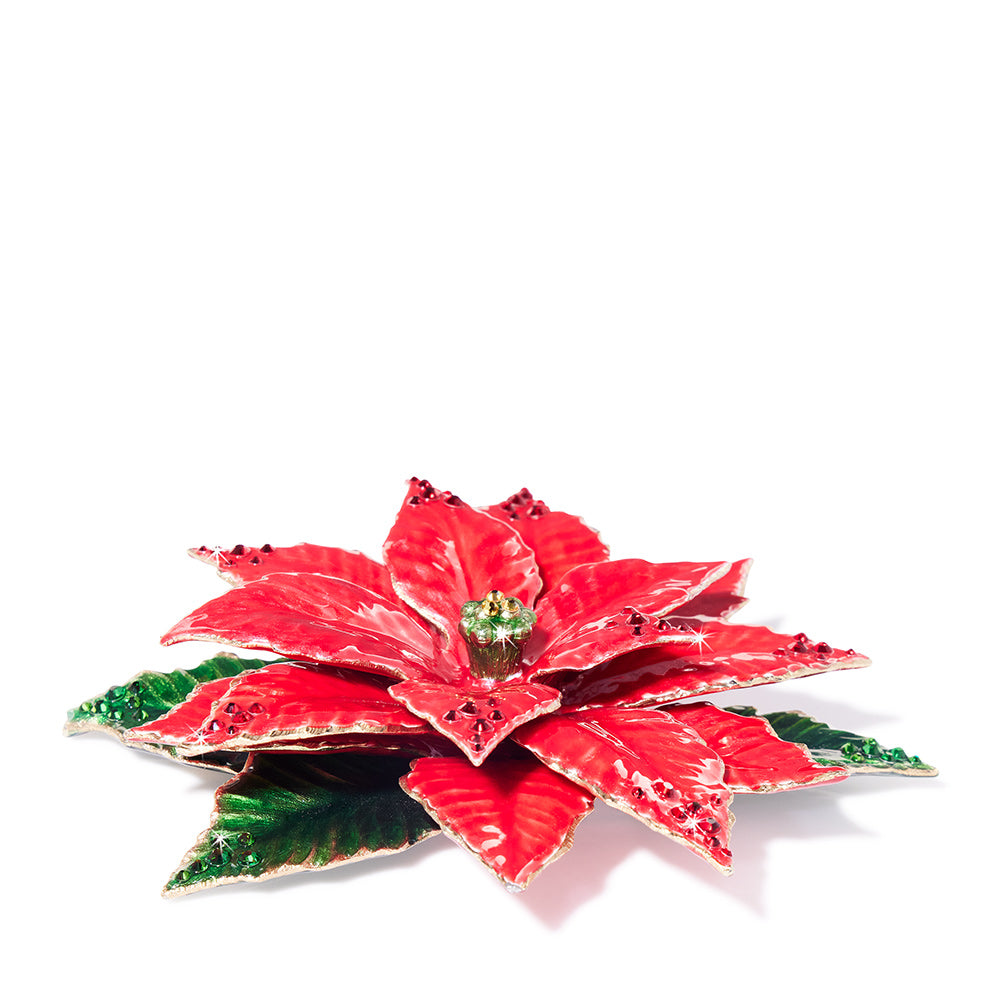 poinsettia flower objet