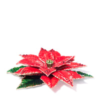 poinsettia flower objet