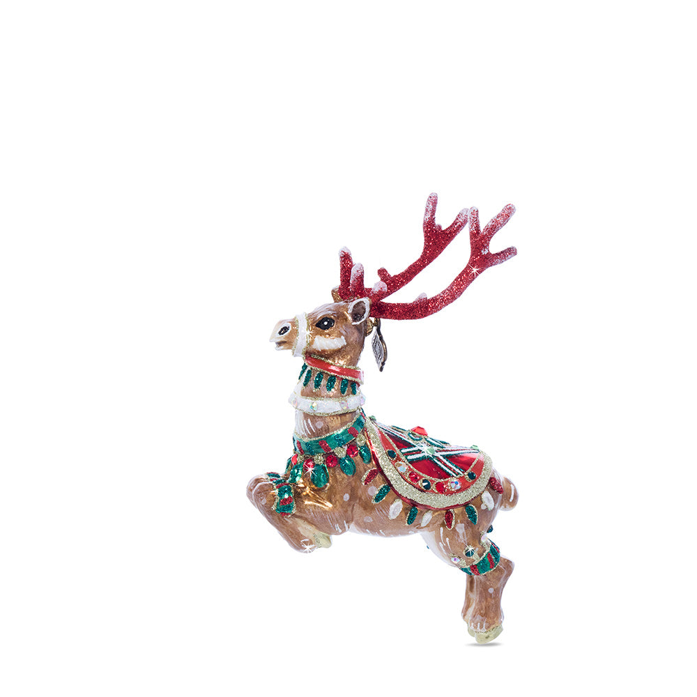 comet reindeer ornament