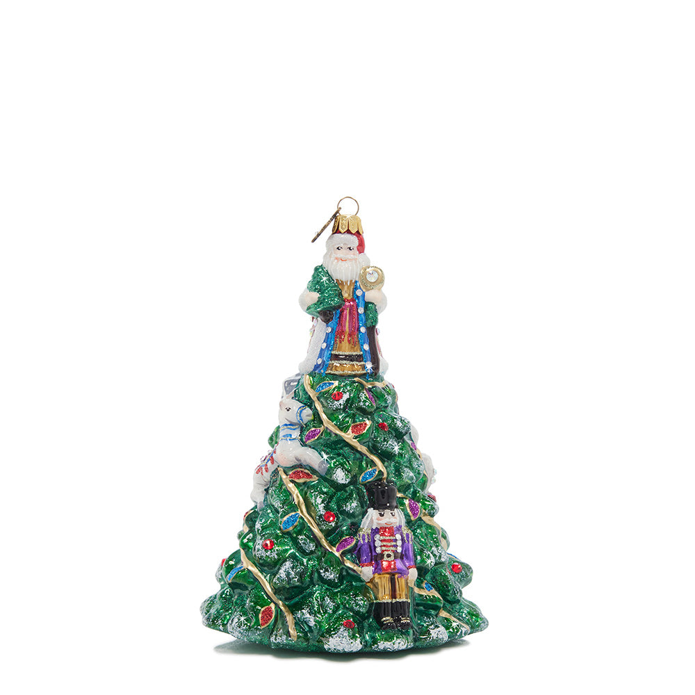 Christmas Tree Decorated Ornament 