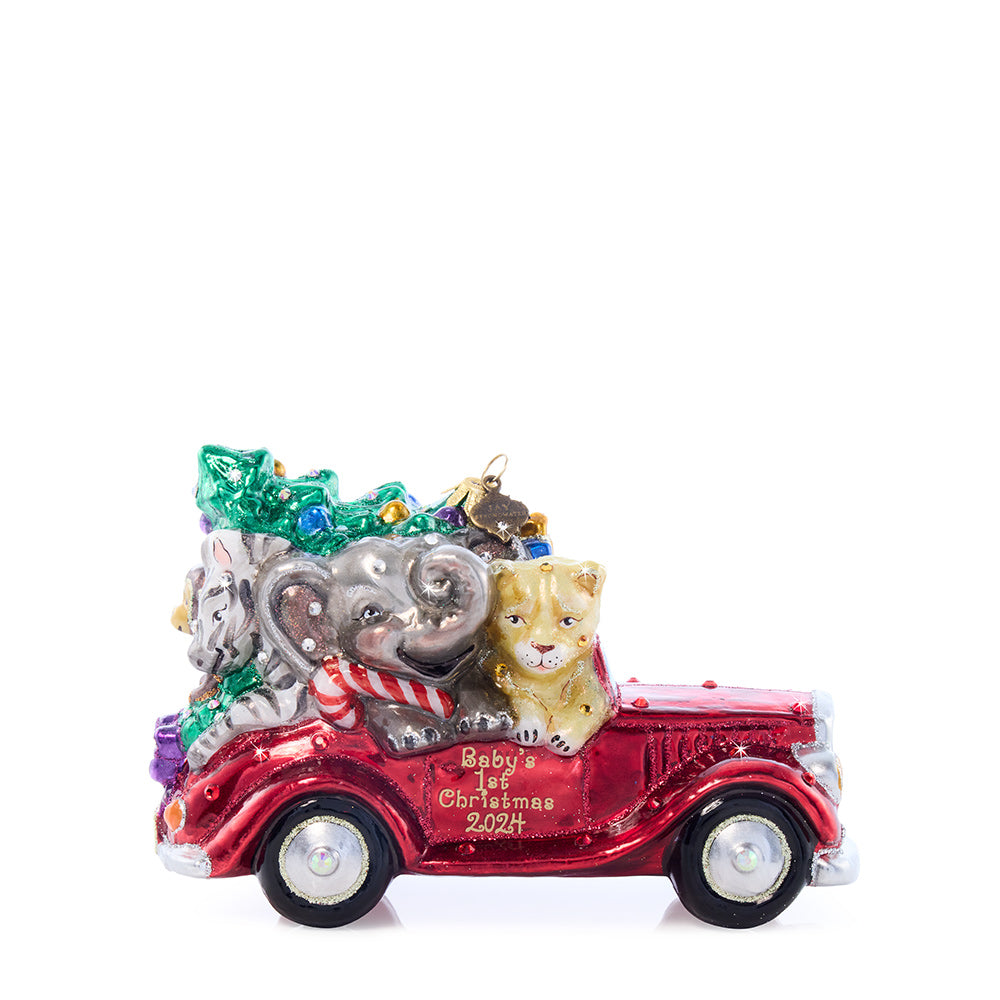 Baby's First Ride 2024 Glass Ornament – Jay Strongwater