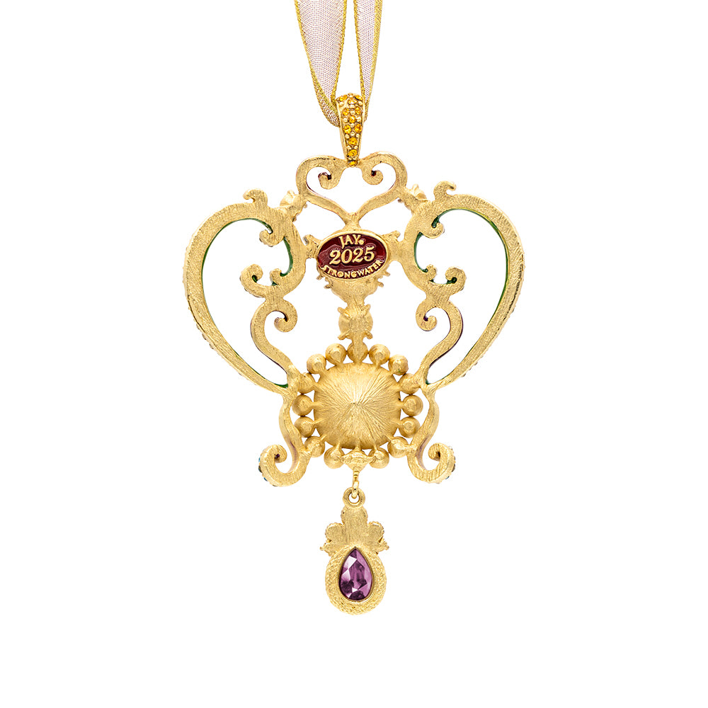 Jay Strongwater 2025 Annual Holiday Metal Ornament