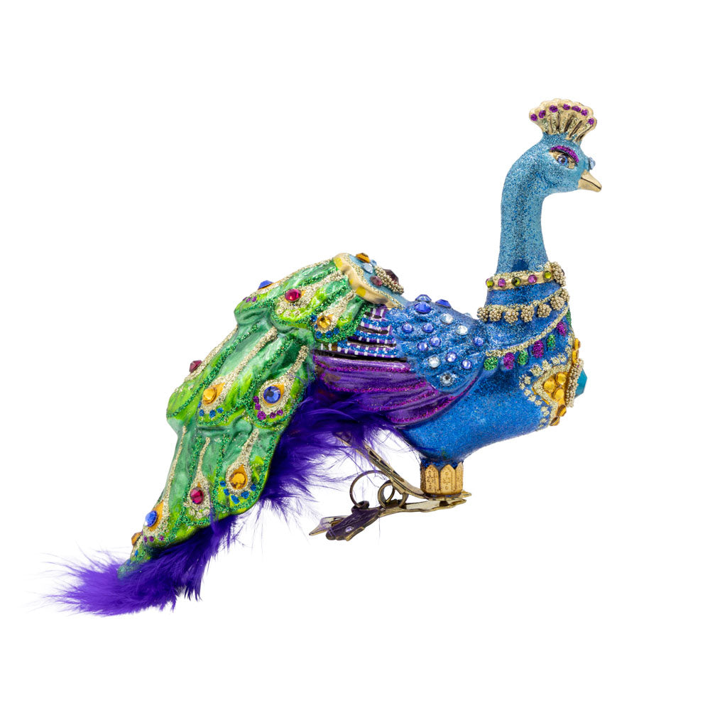 Peacock Ornament Clip - Peacock