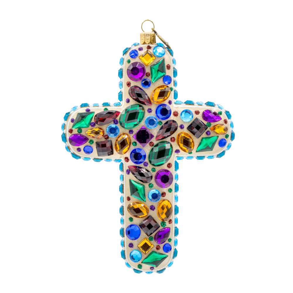 Bejeweled Cross Ornament