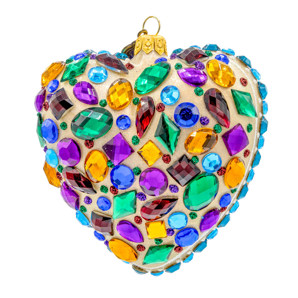 Bejeweled Heart Ornament