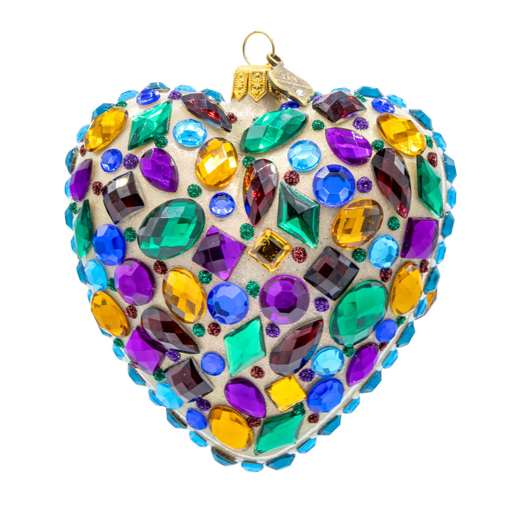 Bejeweled Heart Ornament