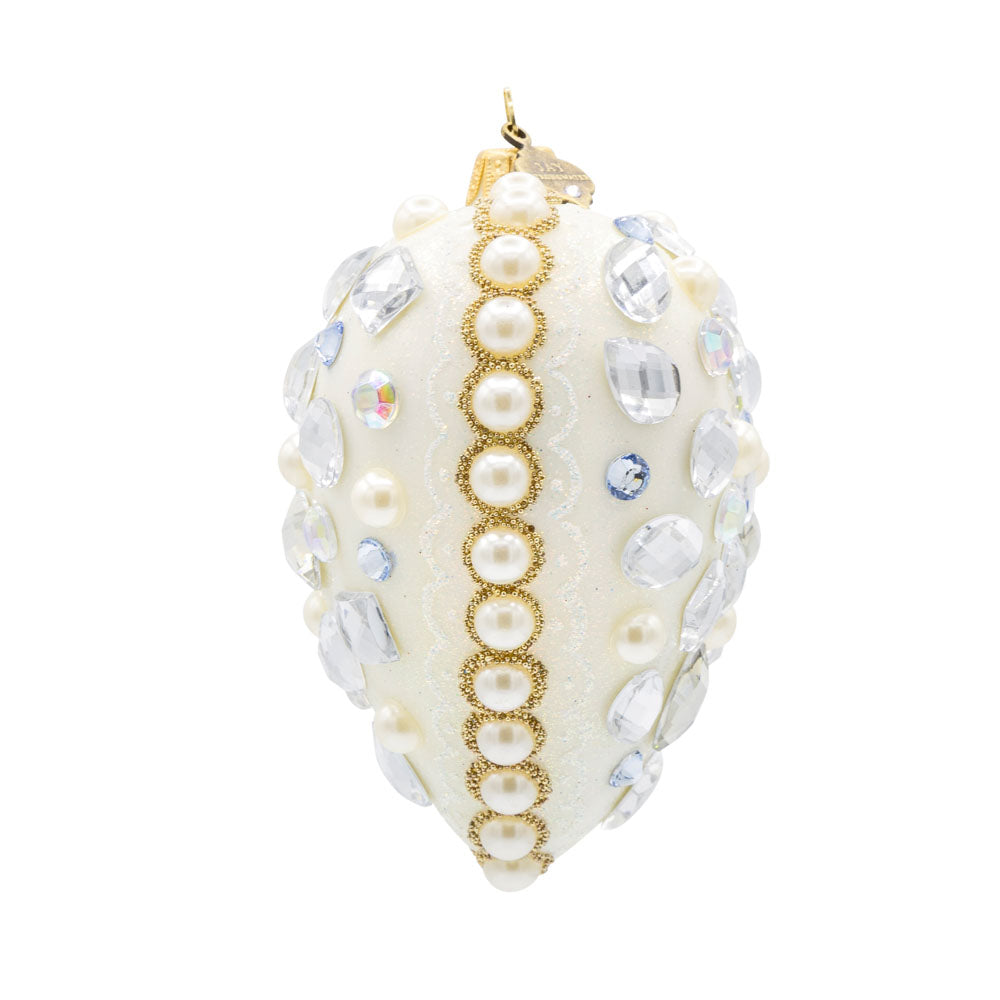 Bejeweled Opal Heart Ornament