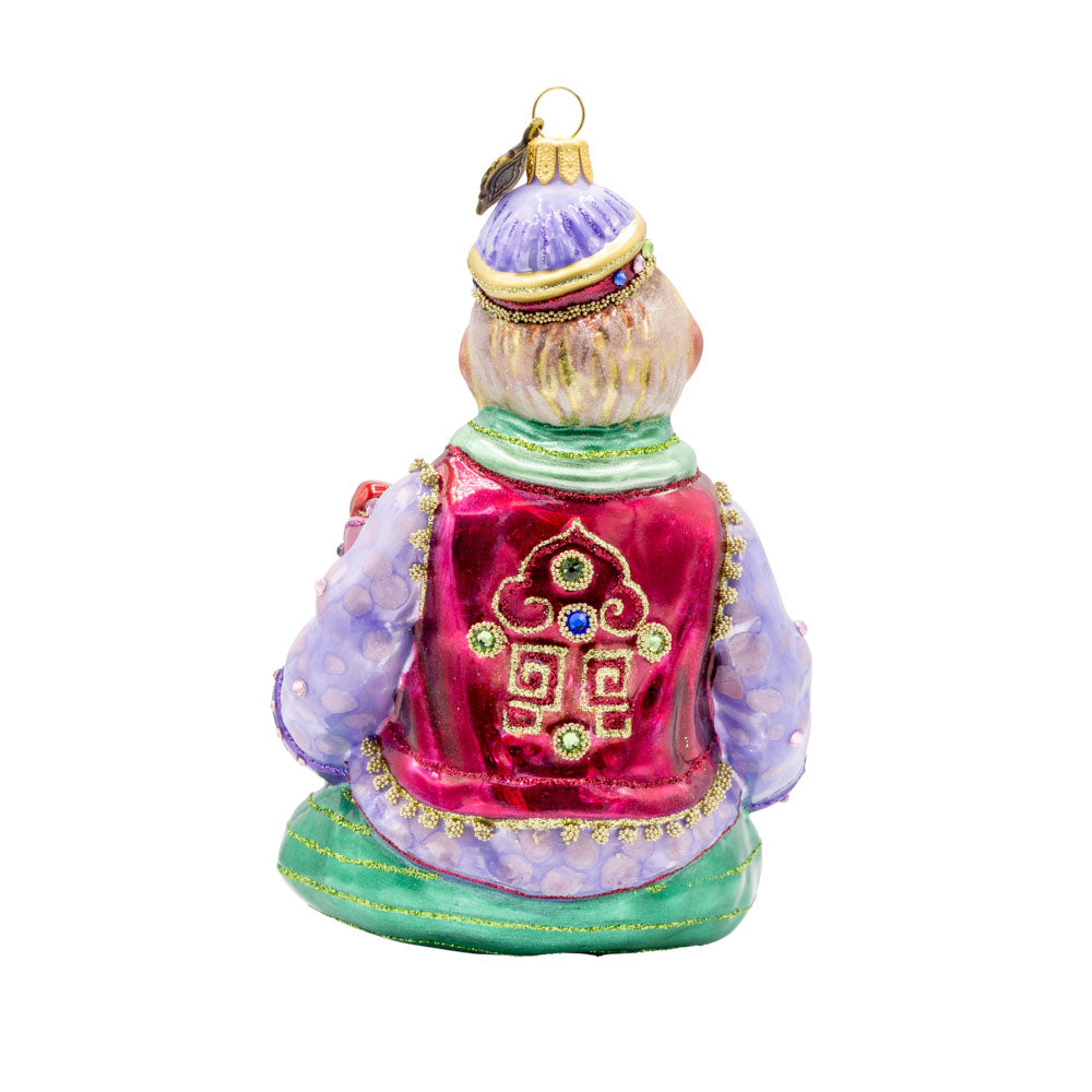 Monkey Bearing Gifts Ornament – Jay Strongwater